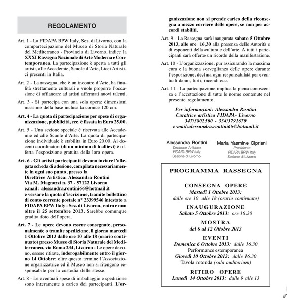 XXXI Edizione Rassegna nazionale - FIDAPA